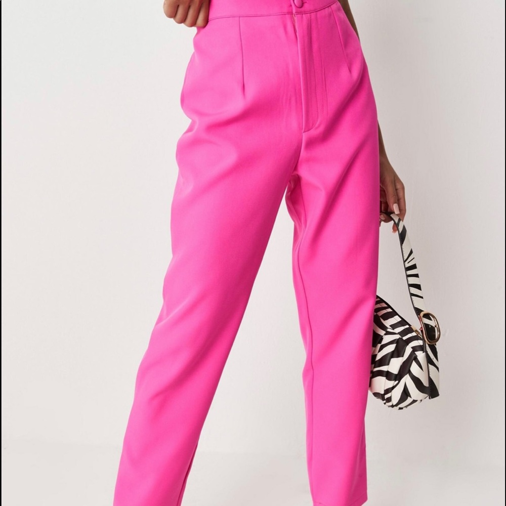 Missguided Neon Coord cigarette pants